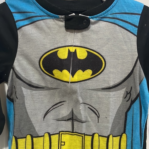 Batman Footie Pajamas 24mo - Picture 3 of 3